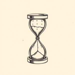 Timeless Hourglass Tattoo