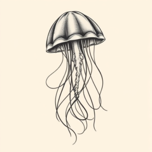 Timeless Jellyfish Tattoo