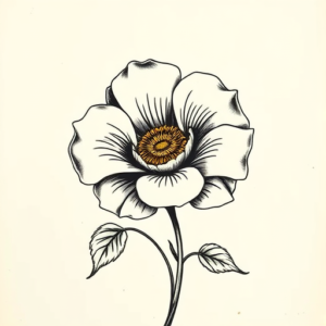 Timeless Marigold Tattoo