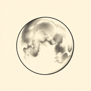 Timeless Moon Tattoo