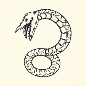 Timeless Ouroboros Tattoo