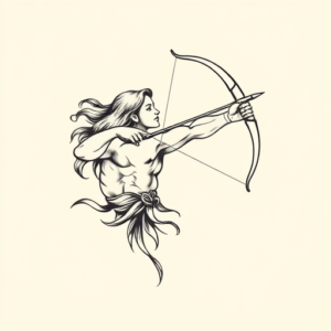 Timeless Sagittarius Tattoo