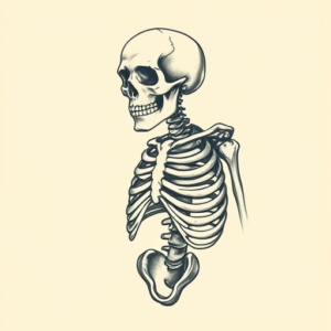 Timeless Skeleton Tattoo