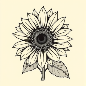 Timeless Sunflower Tattoo