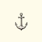 Tiny Anchor Tattoo