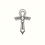 Tiny Ankh Tattoo
