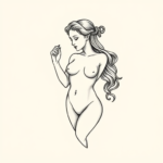 Tiny Aphrodite Tattoo