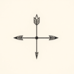 Tiny Arrow Tattoo