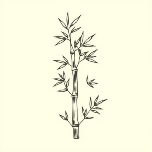 Tiny Bamboo Tattoo