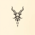 Tiny Baphomet Tattoo