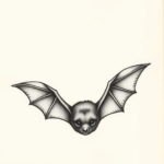 Tiny Bat Tattoo
