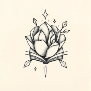 Tiny Book Tattoo