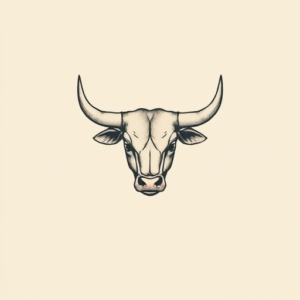 Tiny Bull Tattoo
