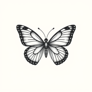 Tiny Butterfly Tattoo