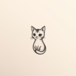 Tiny Cat Tattoo