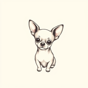Tiny Chihuahua Tattoo