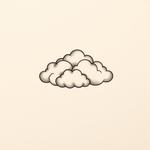 Tiny Cloud Tattoo