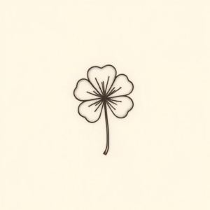 Tiny Clover Tattoo