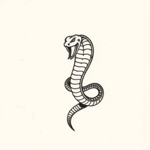 Tiny Cobra Tattoo