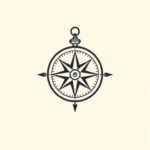Tiny Compass Tattoo