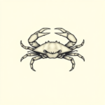 Tiny Crab Tattoo