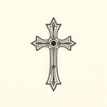 Tiny Cross Tattoo