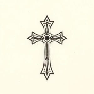 Tiny Cross Tattoo