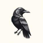 Tiny Crow Tattoo