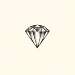 Tiny Diamond Tattoo