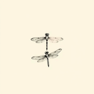 Tiny Dragonfly Tattoo