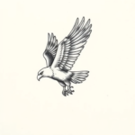 Tiny Eagle Tattoo