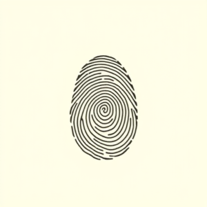 Tiny Fingerprint Tattoo