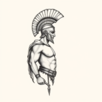 Tiny Gladiator Tattoo