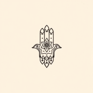 Tiny Hamsa Tattoo