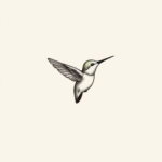 Tiny Hummingbird Tattoo