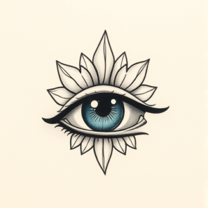 Tiny Iris Tattoo