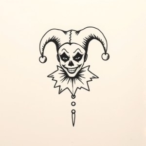 Tiny Jester Tattoo