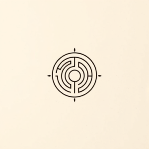 Tiny Labyrinth Tattoo