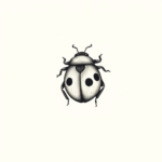 Tiny Ladybug Tattoo