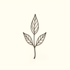 Tiny Leaf Tattoo