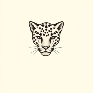 Tiny Leopard Tattoo