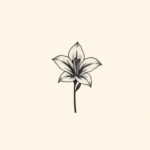 Tiny Lily Tattoo