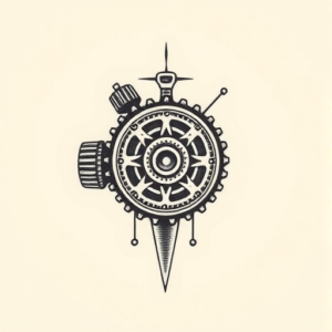 Tiny Mechanic Tattoo