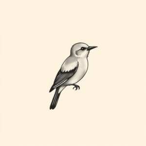 Tiny Mockingbird Tattoo