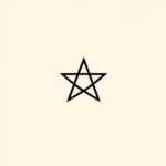 Tiny Pentagram Tattoo