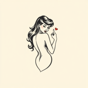 Tiny Pinup Tattoo