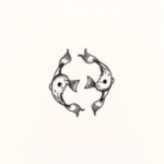 Tiny Pisces Tattoo