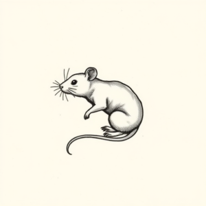 Tiny Rat Tattoo
