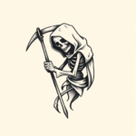 Tiny Reaper Tattoo