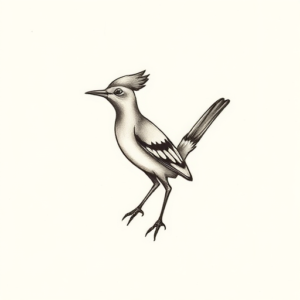 Tiny Roadrunner Tattoo